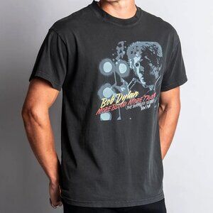 Bob Dylan Rolling Thunder Graphic T-Shirt - More Blood More Tracks